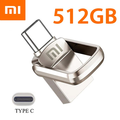 U Disk 2TB 1TB USB 3.1 Type-C Interface 256GB 128GB 512GB Mobile Phone Computer Mutual Transmission Portable USB Memory