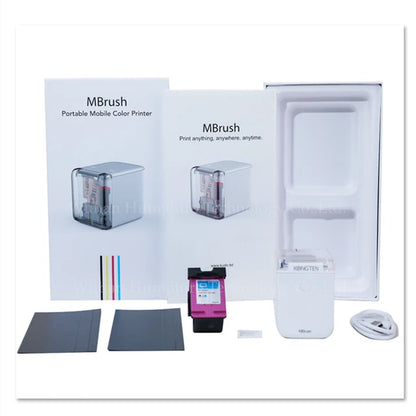 Mbrush Coffee Printer Mobile Color Mini Handheld Printer Edible Ink Food Printing WIFI Princube Hand Inkjet