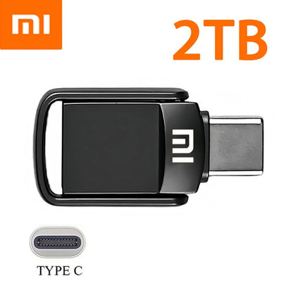 U Disk 2TB 1TB USB 3.1 Type-C Interface 256GB 128GB 512GB Mobile Phone Computer Mutual Transmission Portable USB Memory