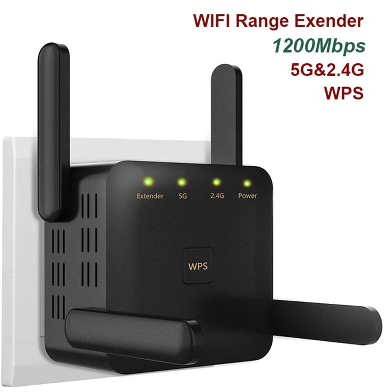 5 Ghz Wifi Extender Long Range Wireless WIFI Booster AC1200 Adapter 1200Mbps Wi-Fi Amplifier 802.11N Wi Fi Signal Repeator