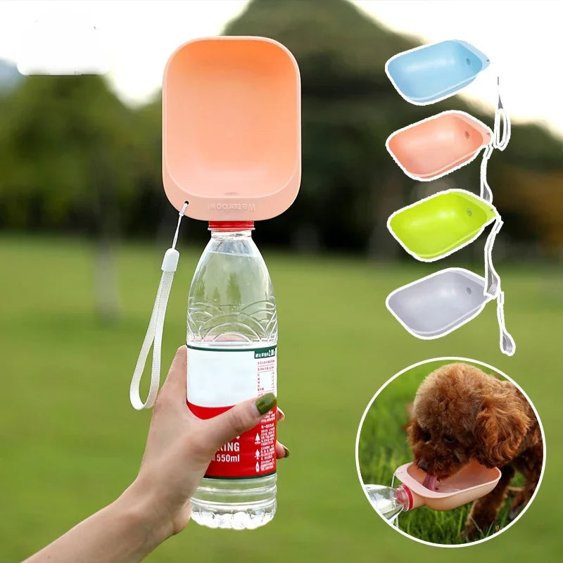 Dog Travel Water Bottle Portable Pet Drinking Feeder for Puppy Cat Outdoor Water Container Storage Pet Supplies Dog Bowls